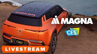 EV tech revealed! LG and Magna CES Presentation (Electric Vehicle Livestream)