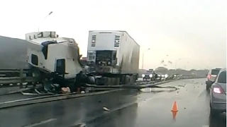 Truck Crash Compilation December 2014 part 3