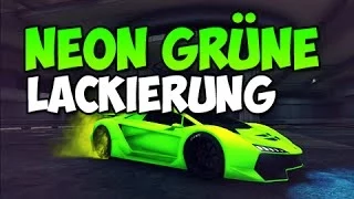 GTA 5 Online: NEON GRÜN LACKIERUNG | PAINT JOB | Deutsch