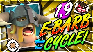 FASTEST ELITE BARBARIAN DECK EVER!! 1.9 CYCLE!! THIS IS INSANE!! 😱