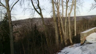 Sigulda aerial cableway cable car old Valley of gauja river