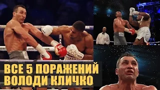 Все пять поражений Владимира Кличко в профессиональной карьере