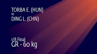 1/8 GR - 60 kg: E. TORBA (HUN) v. L. DING (CHN)
