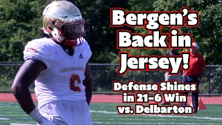 Bergen Catholic 21 Delbarton 6 | Week 2 Highlights | DJ Samuels, Defense Play Lights Out