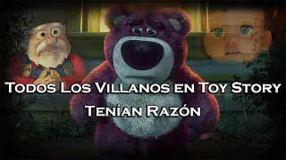 | Todos Los Villanos De Toy Story Tenían Razón y Nunca Te Diste Cuenta | Análisis de Toy Story |