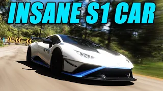 THE NEW LAMBO STO IS ACTUALLY AN INSANE S1 HANDLING CAR ON FORZA HORIZON 5