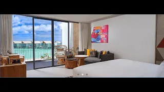 SILVER SKY STUDIO Room Tour | Hard Rock 🎸 🎷🎺🥁 Hotel, Maldives🇲🇻 🏝