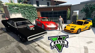 COLECIONANDO CARROS dos VELOZES e FURIOSOS no GTA 5 !