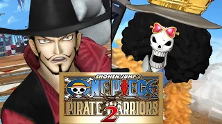 One Piece Pirate Warriors 2 - Brook meets Mihawk the first time