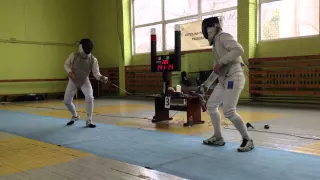 2015 Latvijas Paukotaju Kauss — Florete / Latvian Fencers Cup — Foil: Final hit