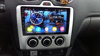 Установка Android 8,1 автомобилей Радио мультимедийный плеер для Ford Focus 2