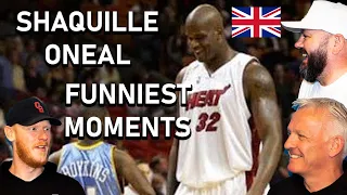 Shaquille O'Neal FUNNY MOMENTS - Part 1 REACTION!! | OFFICE BLOKES REACT!!