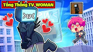 SẼ RA SAO NẾU TV WOMAN LÀ TỔNG THỐNG THAY THẾ HIHA TRONG MINECRAFT*HIHA TỔNG THỐNG 🥰😍