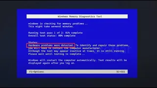 [FIX] "Hardware Problems Were Detected" Error in Windows Memory Diagnostic Tool