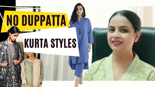 TOP 8 Kurta styles to carry without duppatta/scarves