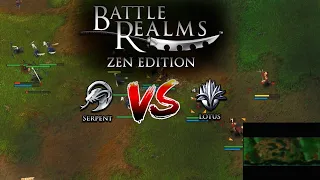 Battle Realms ZE v1.58.3 | pro 1vs1 | Wills Smurf VS TVA | game 1-2