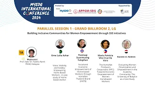 MySDG International Conference 2024 | Parallel Session 1A