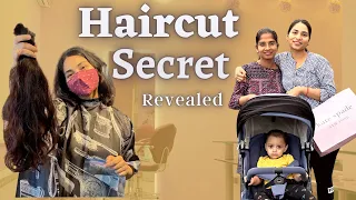 Hair Donation for wigs for kids||Ishani Reaction || Handbag Shopping || USA Teluguvlogs|| DY