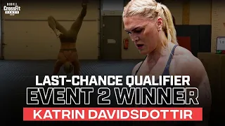 Katrin Davidsdottir Last-Chance Event 2 — Winner