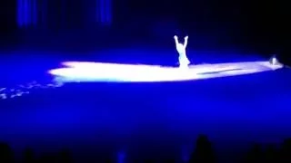 Disney on Ice Flowing your Heart Queen Elsa skating to the song Ley it Go on Oct 1, 2016