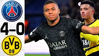 PSG vs Borussia Dortmund 4-0 - All Goals and Highlights - 2024 💥 MBAPPE