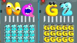 Max Level in Merge Alphabet Maze Puzzle (MERGE ALPHABET MONSTER) Alphabet ABC Lore Gameplay Part 1 ⭐