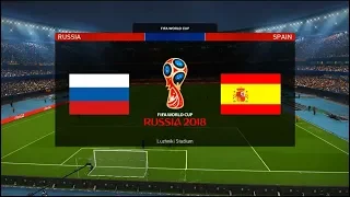 PES 2018.Россия-Испания