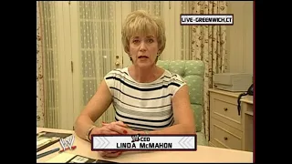 Eric Bischoff Kisses Linda McMahon | RAW Aug 18, 2003