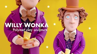 Sculpting WILLY WONKA (Gene Wilder) With Polymer Clay 🍫