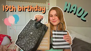 WHAT I GOT FOR MY BIRTHDAY | 19th bday haul