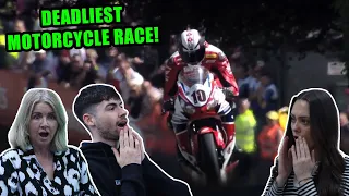 BRITISH FAMILY REACTS | The Isle of Man: The World's Deadliest Motorcycle Race!