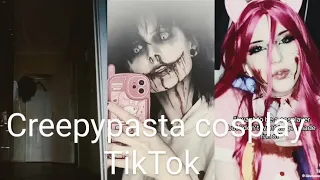 creepypasta cosplay TikToks /1/⚠️warning⚠️ fake blood/fake weapons