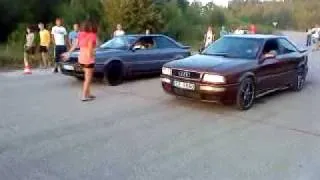 For fun , Audi coupe 2.3 20v VS 2,3 20v quattro