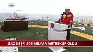 Gaz Keşfi 405 Milyar Metreküp Oldu