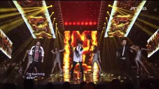 [120902] PHANTOM - BURNING live @ SBS Inkigayo (full HD)