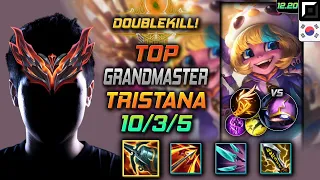 GrandMaster Top トリスターナ Build クラーケン スレイヤー フリートフットワーク - Tristana Top vs Kennen - LOL KR 12.20