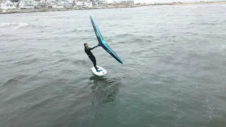 1st 1550v2 sesh made onshore slop chop FUN at Nahant