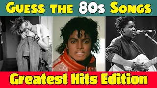 Song Quiz ; Guess the 80s Songs 🎵 | 80s Greatest Hits Edition | 80s Best Hits Music Quiz