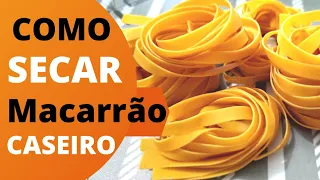 HOW TO DRY FRESH PASTA AT HOME (Step by Step)