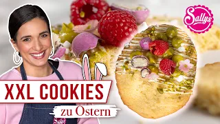 XXL Osterei-Cookies mit bunten Toppings 🍪