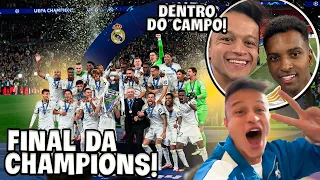 REAL MADRID CAMPEÃO DA CHAMPIONS E EU ENTREI DENTRO DO CAMPO!! Real Madrid x Borussia Dortmund