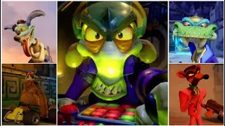 Crash Team Racing Nitro Fueled | All Bosses - Hard Mode (No Damage & No Item uses)