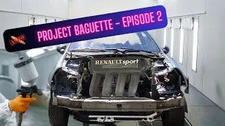 Clio 172 Project Baguette 6.9 - Episode 2 - Wrinkle Painting the Intake