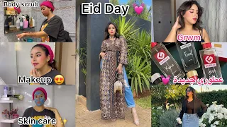 Eid Day 😍 : GRWM , makeup , outfit , jewellery , girls night ✨