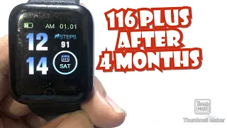 116 PLUS SMARTWATCH | BLUETOOTH SPORTS BRACELET HESTIA |REVIEW AFTER 4 Months ENGLISH