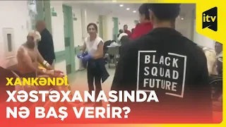 Xankəndi xəstəxanasında palatalar doldu I Yaralılara dəhlizdə tibbi yardım göstərilir