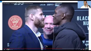 BODY LANGUAGE analysis of UFC 259 Blachowicz vs. Adesanya face-off/stare-down