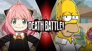 Anya Forger Vs. Homer Simpson (Spy X Family/The Simpsons) Death Battle Fan Made Trailers Season 3