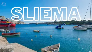 Sliema Probably The Best Place To Stay In Malta 2023 4K | Malta