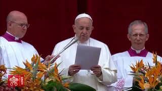 Papa Francesco Urbi et Orbi Pio XII Tv 2019-04-21